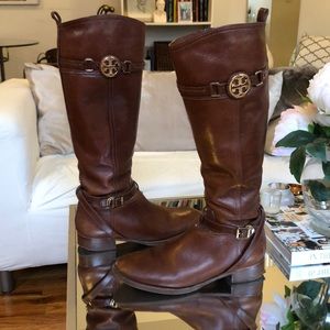 Tory Burch leather boots
